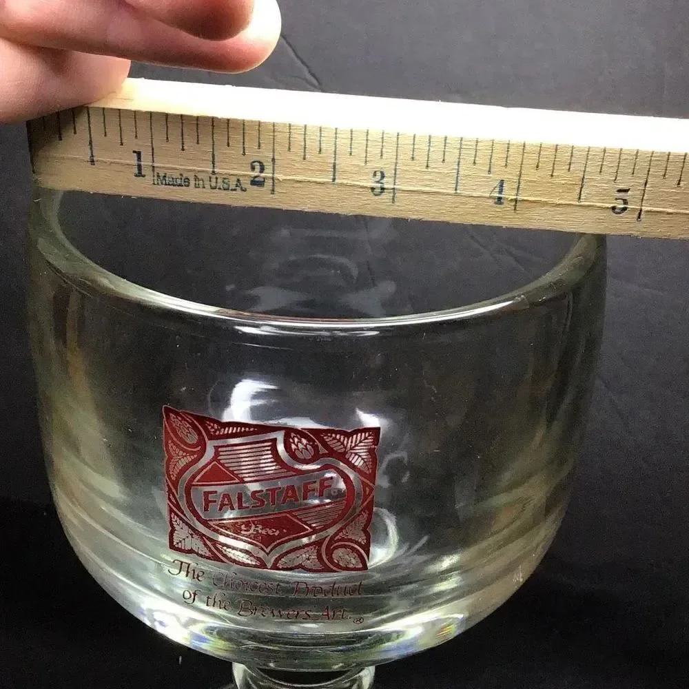 Huge old vintage, Falstaff, beer goblet